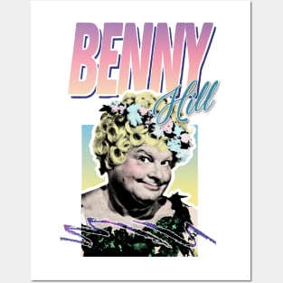 Benny Hill / 80s Retro Aesthetic Tribute Design Posters and Art